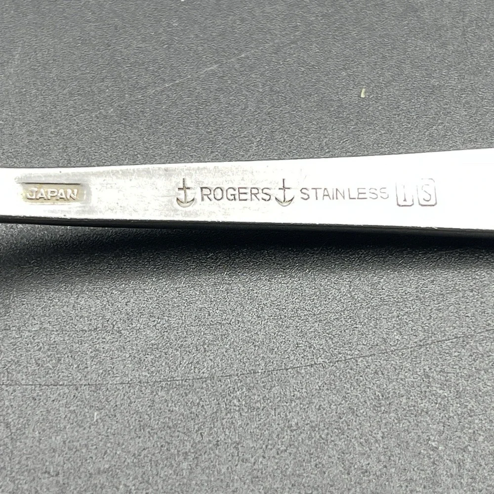 Rogers Century House Japan Stainless Tablespoons Lot 3‎ Serving Soup Spoons